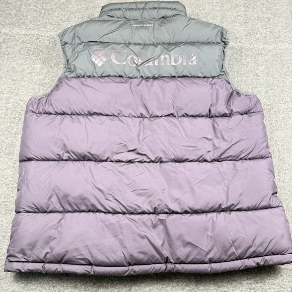 Columbia Puffer Vest Mens XL Pike Lake Purple Omni Heat Puffy Hiking Warm Winter - Picture 14 of 15